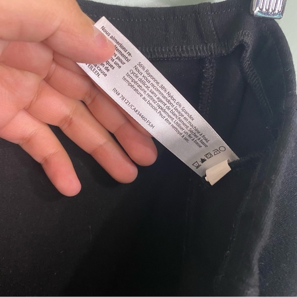 Eileen‎ Fisher Black Pull On Pants Sz L - Picture 7 of 8